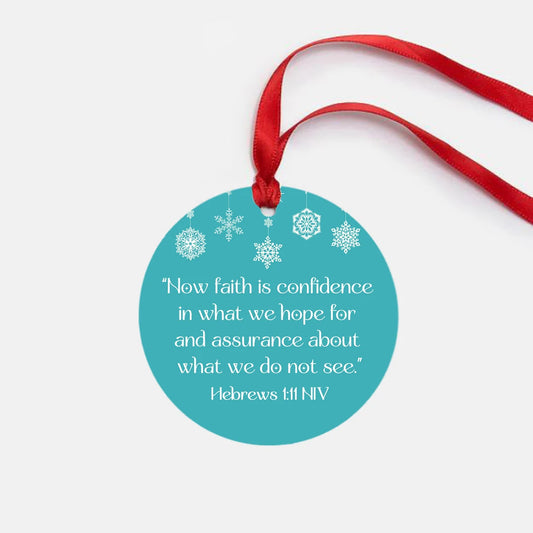 Bible Verse Ornament Hebrews 1:11 Faith