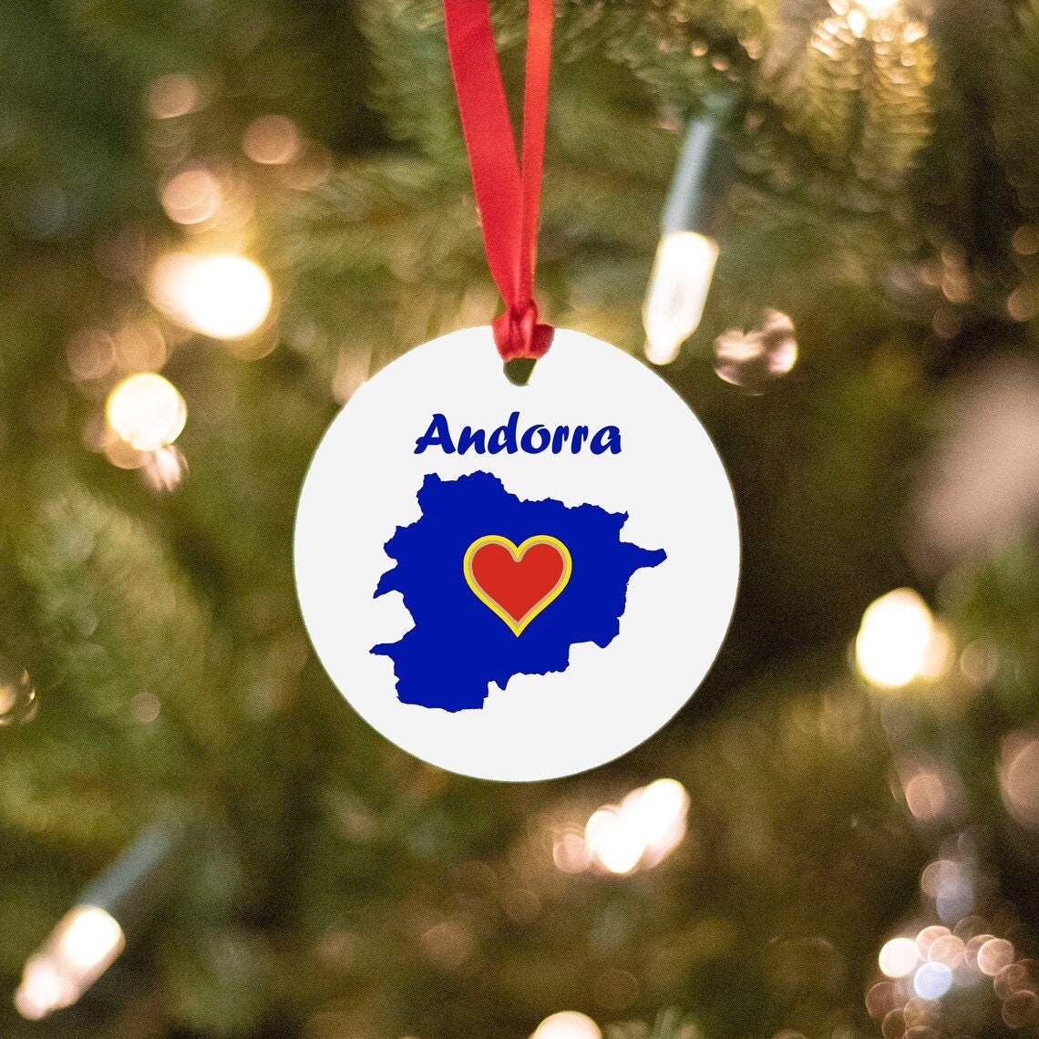 Andorra Christmas Ornament