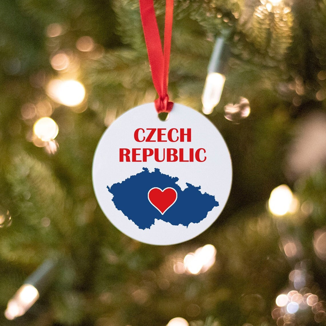 Czech Republic Christmas Ornament