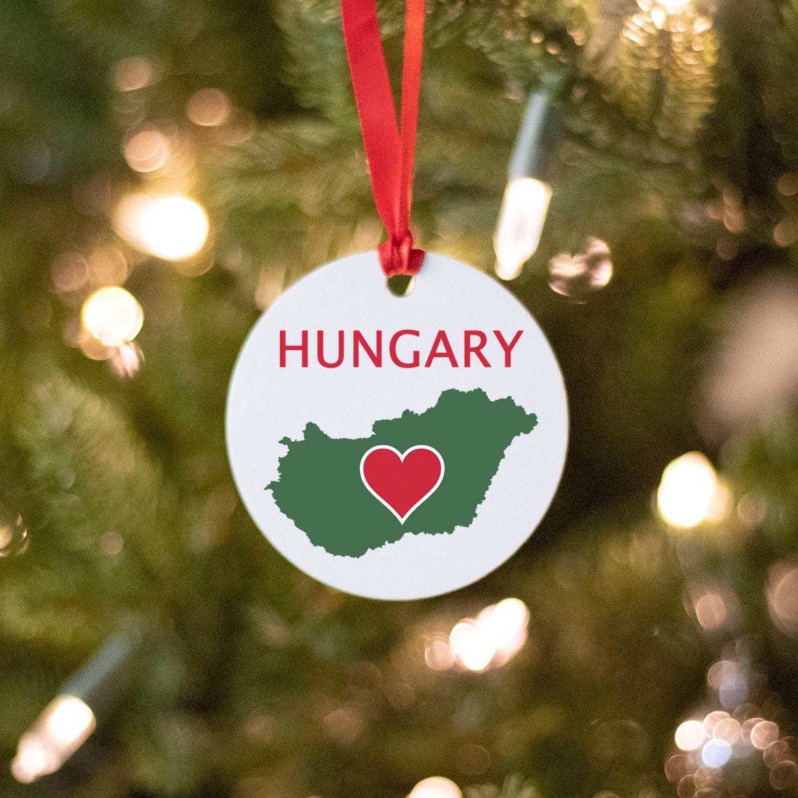 Hungary Christmas Ornament