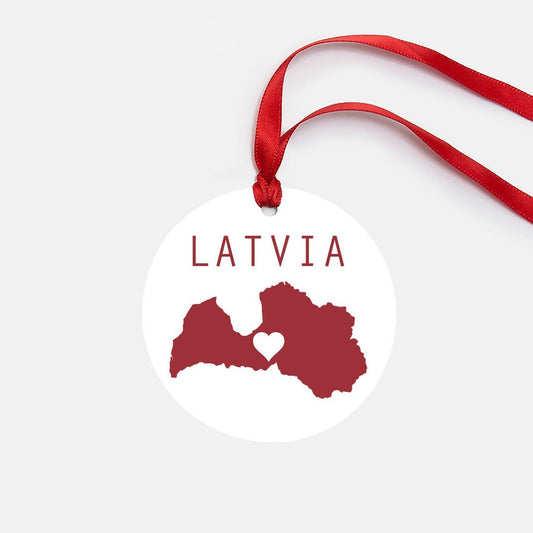 Latvia Ornament