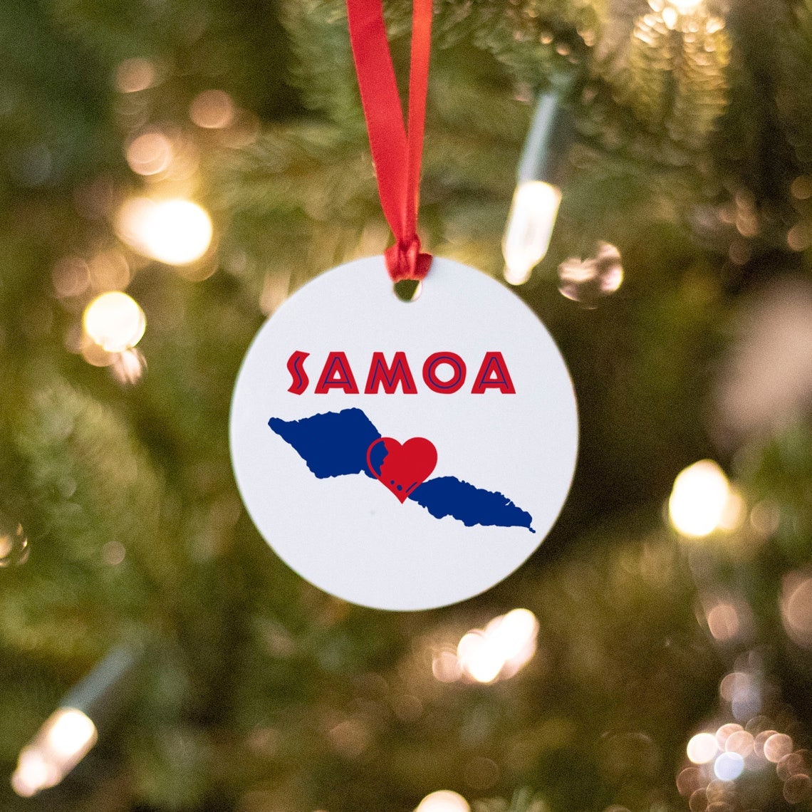 Samoa Christmas Ornament