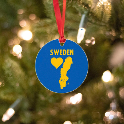 Sweden Christmas Ornament