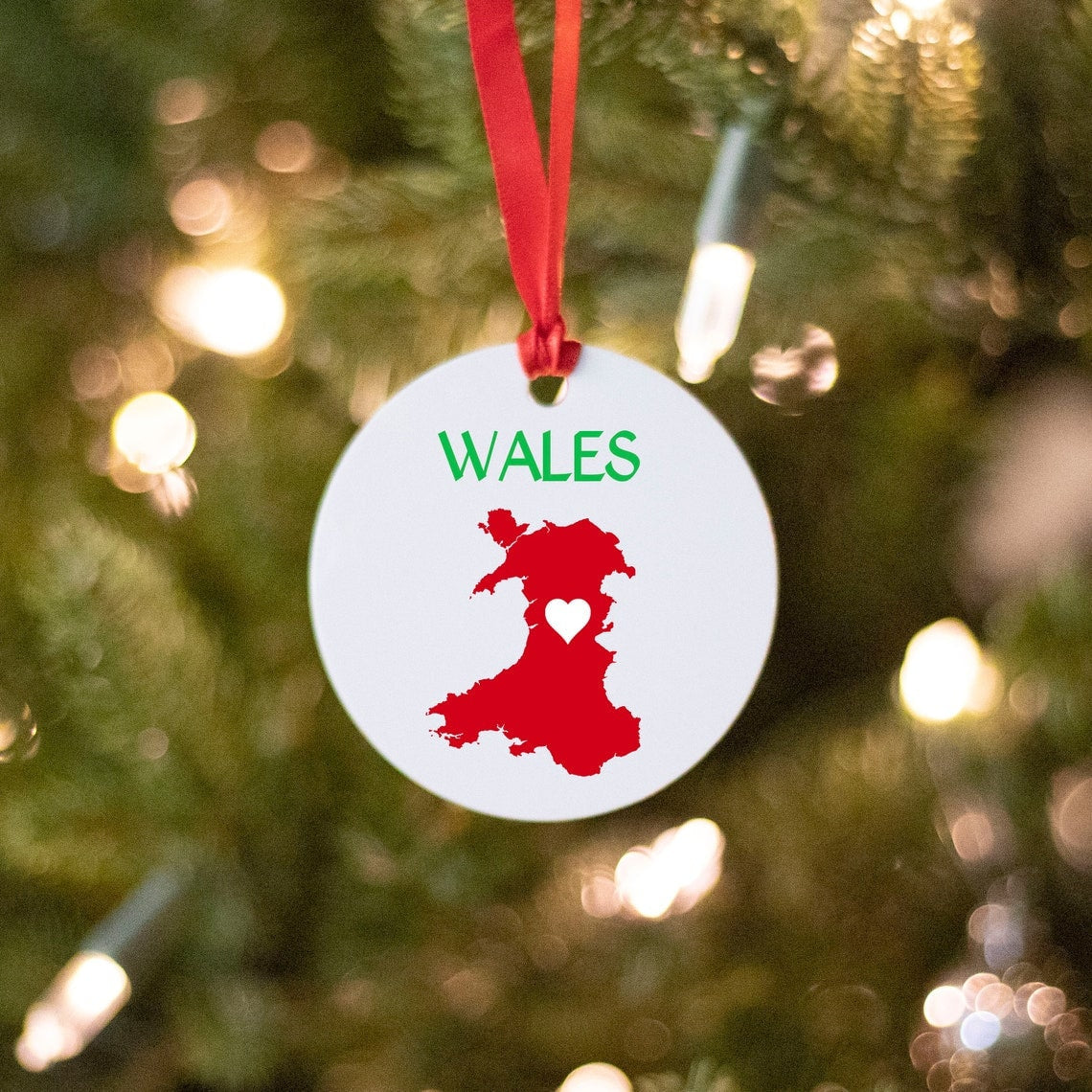 Wales Christmas Ornament