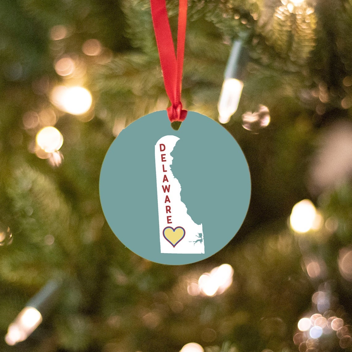 Delaware Christmas Ornament