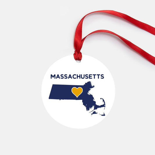 Massachusetts Ornament