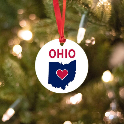 Ohio Christmas Ornament