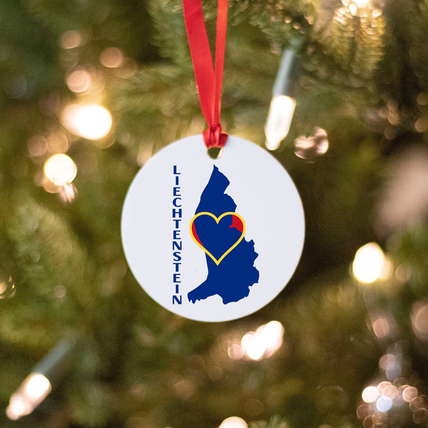 Liechtenstein Christmas Ornament