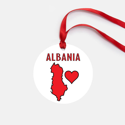 Albania Ornament