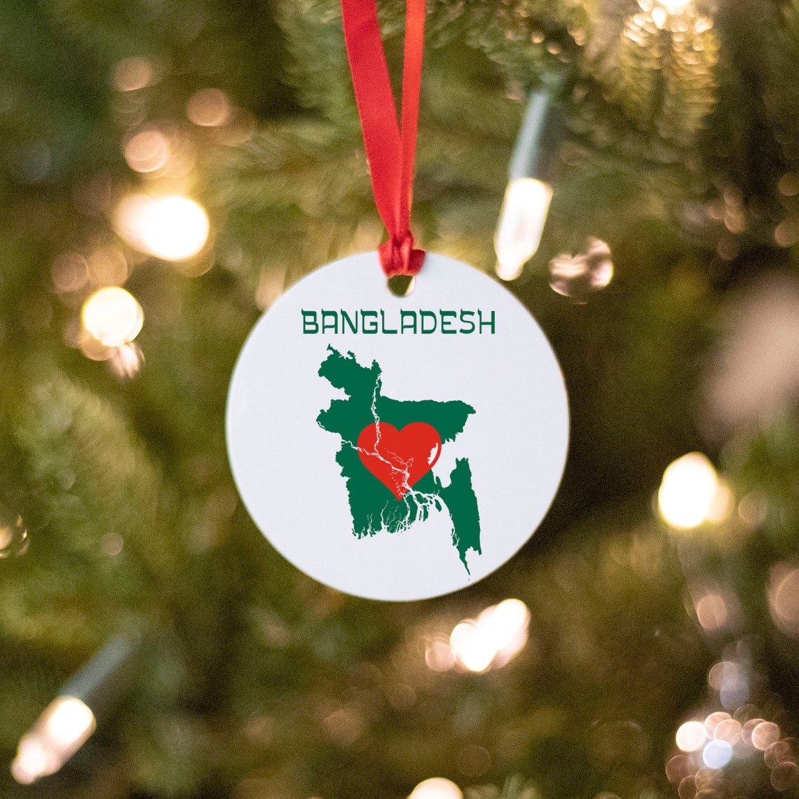 Bangladesh Christmas Ornament