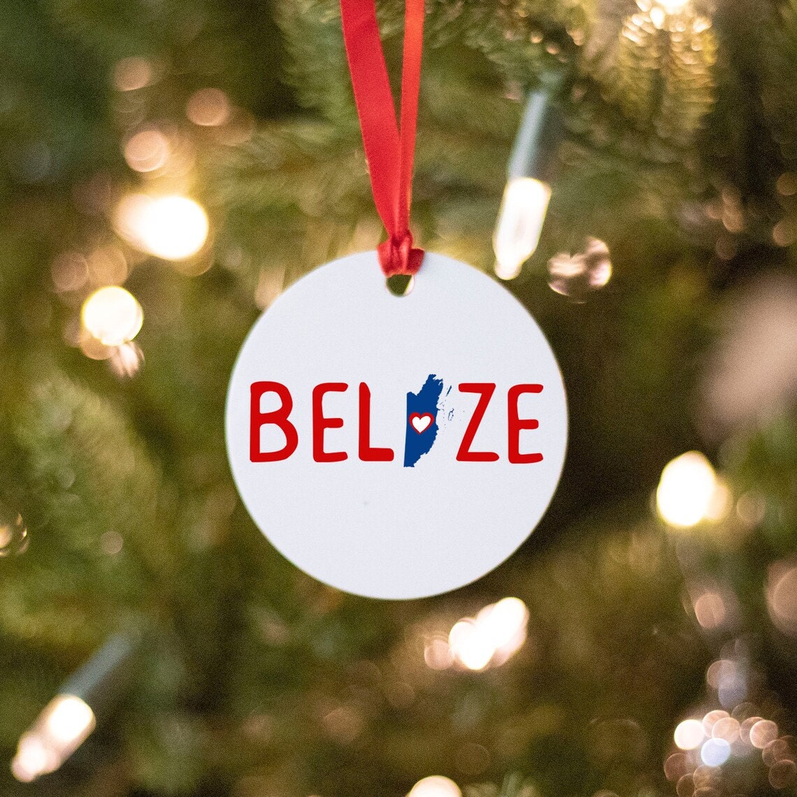 Belize Christmas Ornament