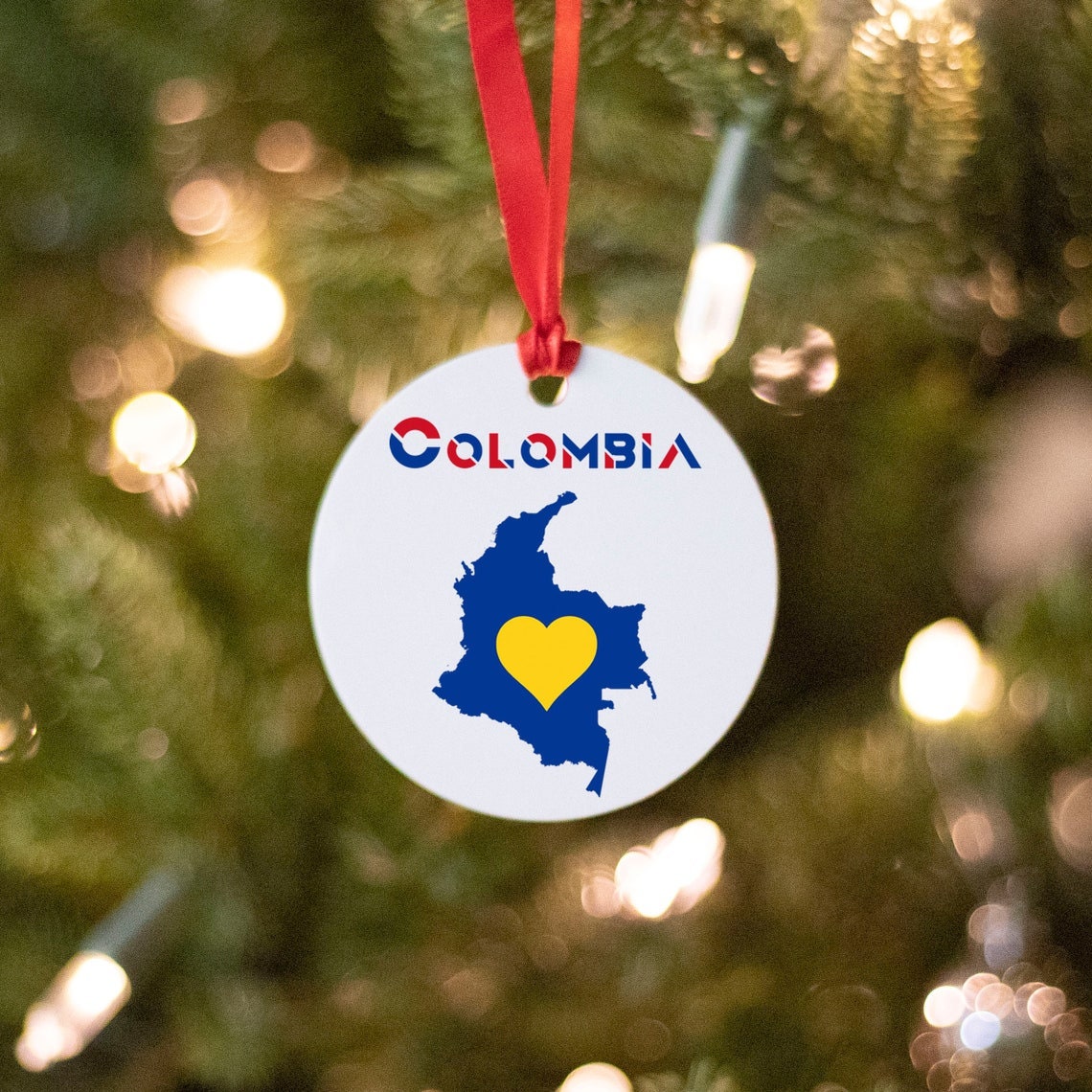 Colombia Christmas Ornament