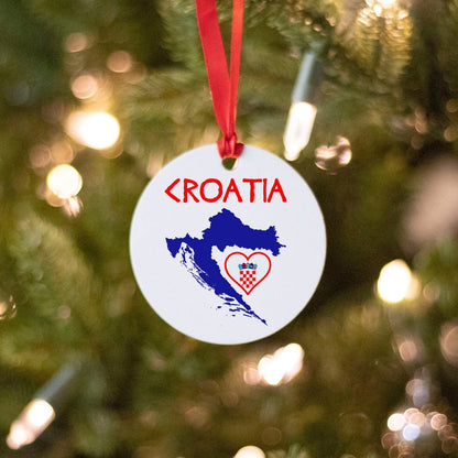 Croatia Christmas Ornament