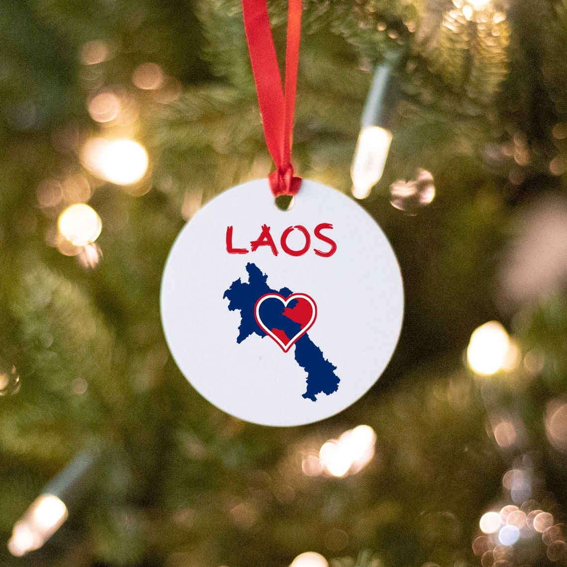 Laos Christmas Ornament