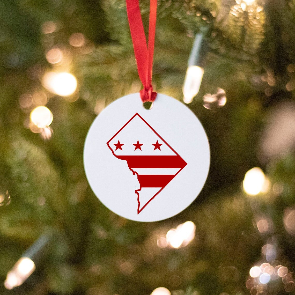 Washington DC Christmas Ornament