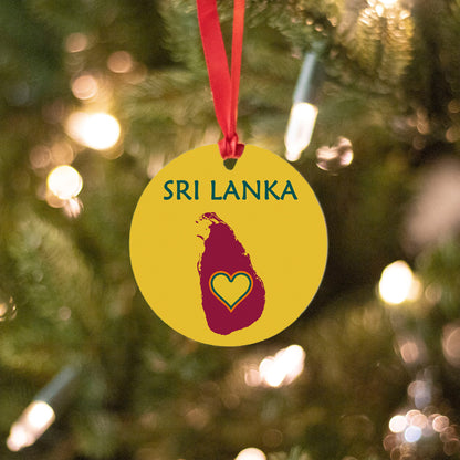 Sri Lanka Christmas Ornament