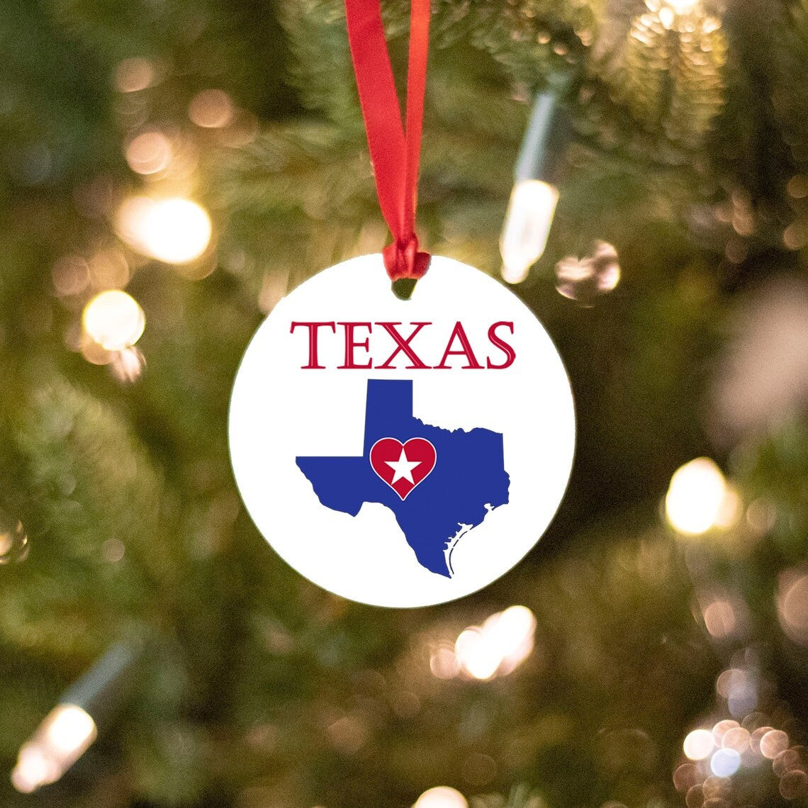 Texas Christmas Ornament