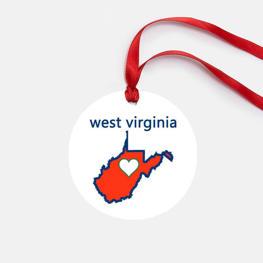 West Virginia Ornament