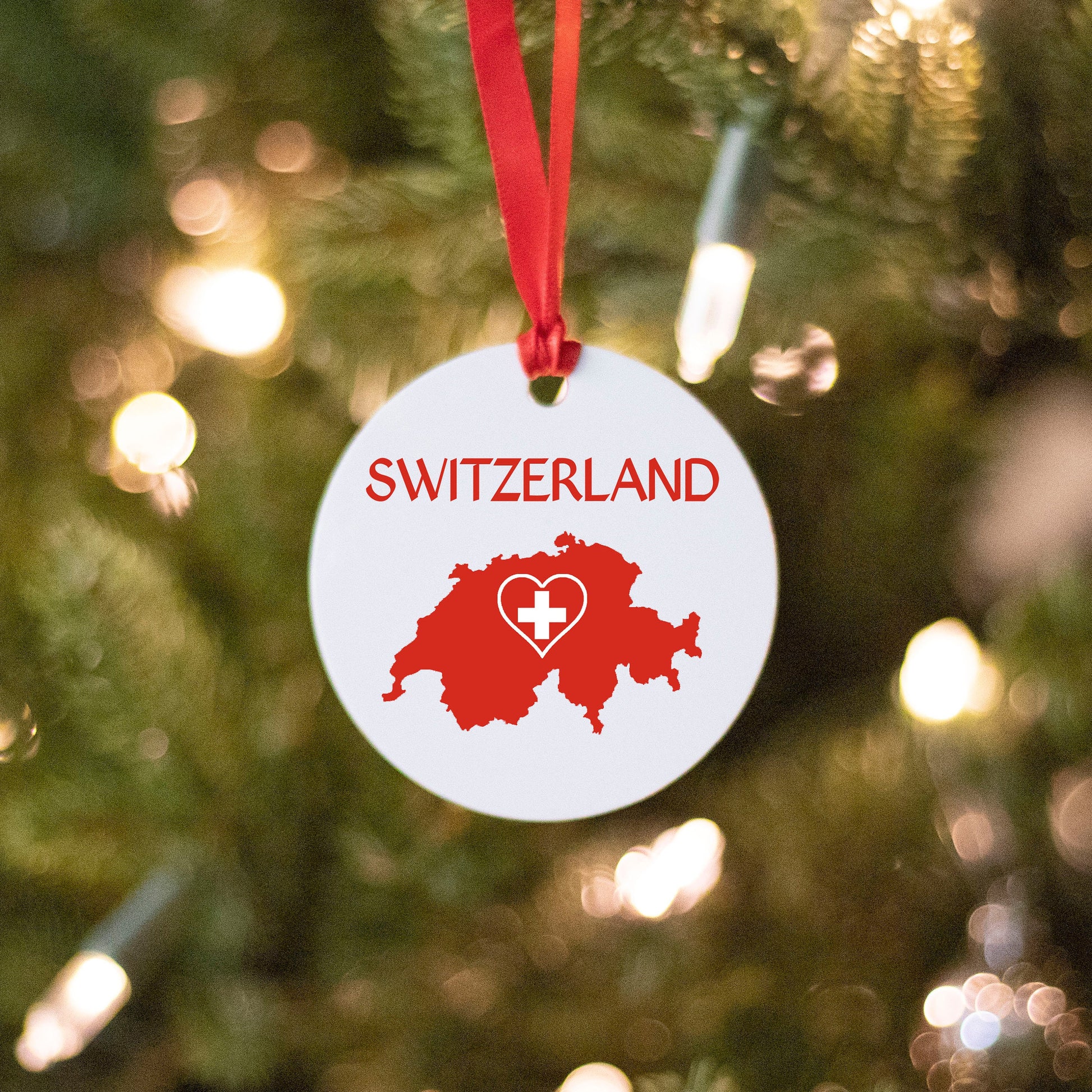 Switzerland Christmas Ornament