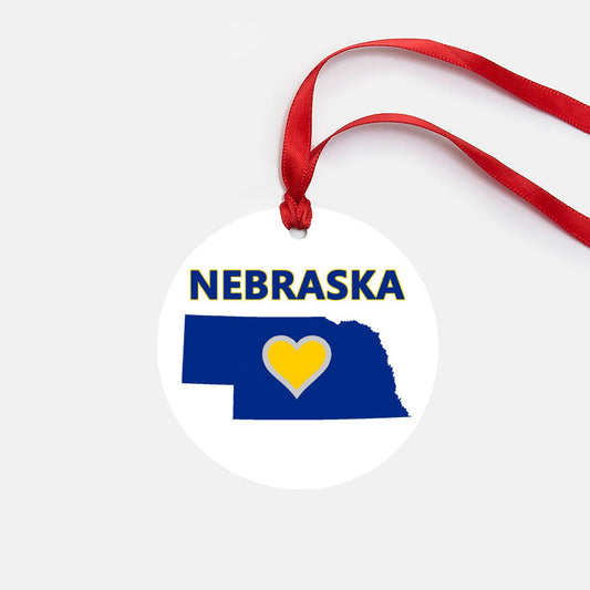 Nebraska Ornament