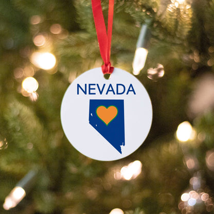 Nevada Christmas Ornament