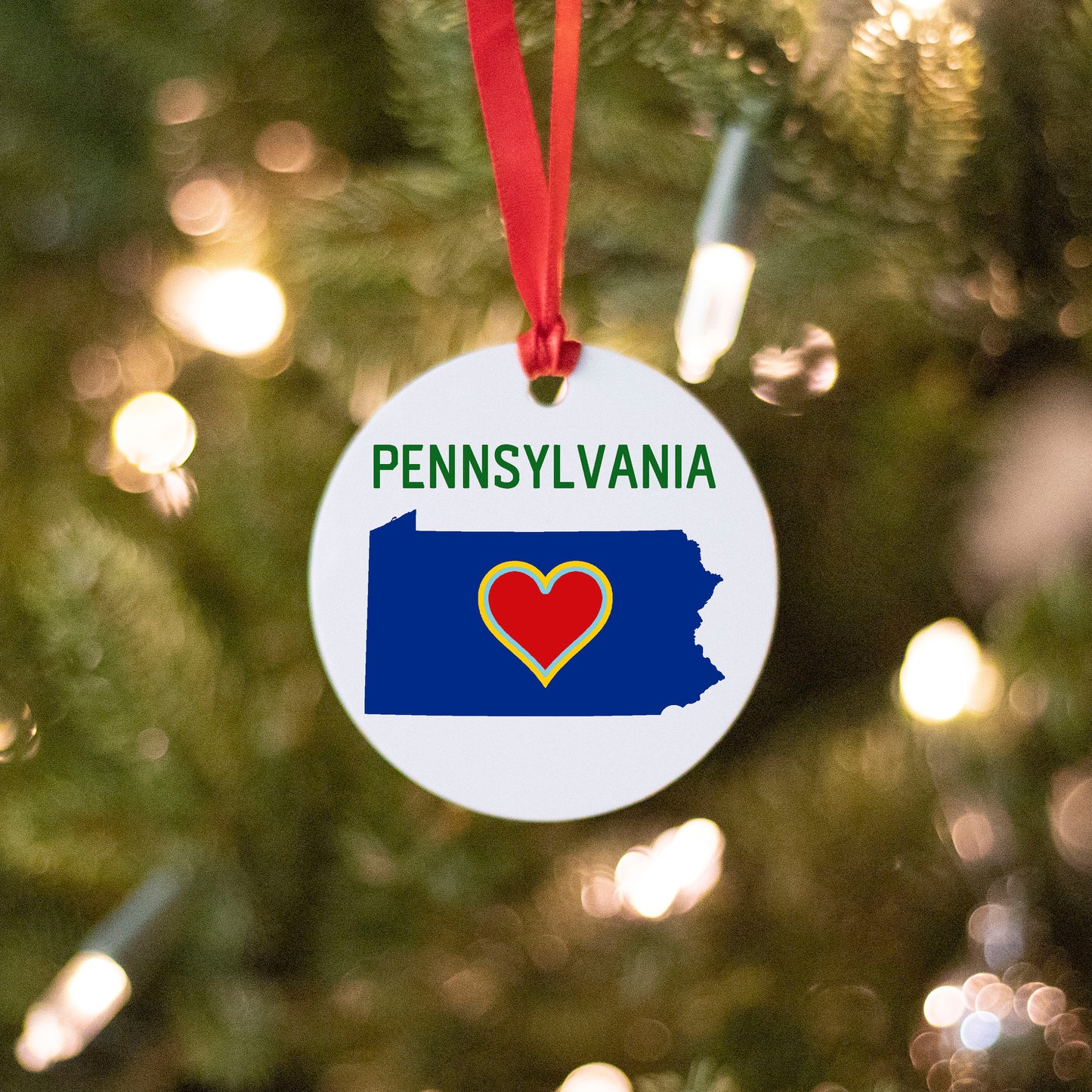 Pennsylvania Christmas Ornament