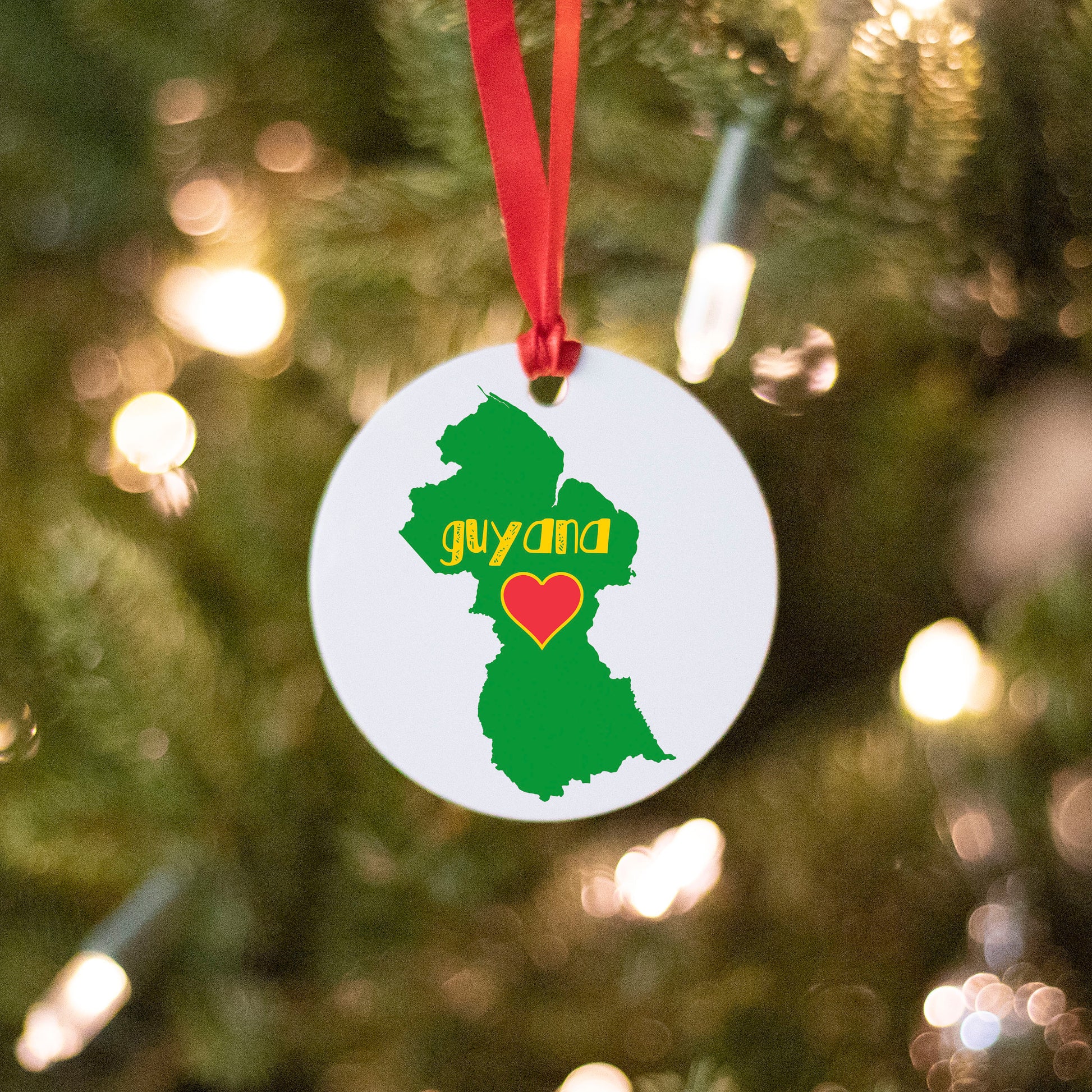 Guyana Christmas Ornament