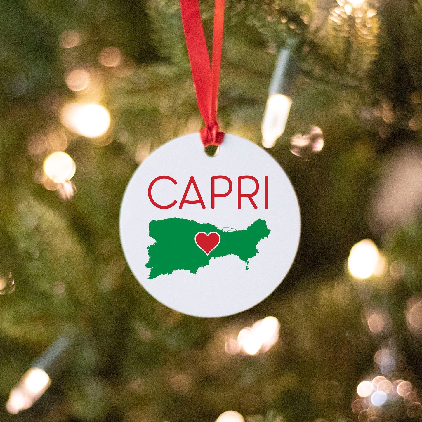 Capri Christmas Ornament