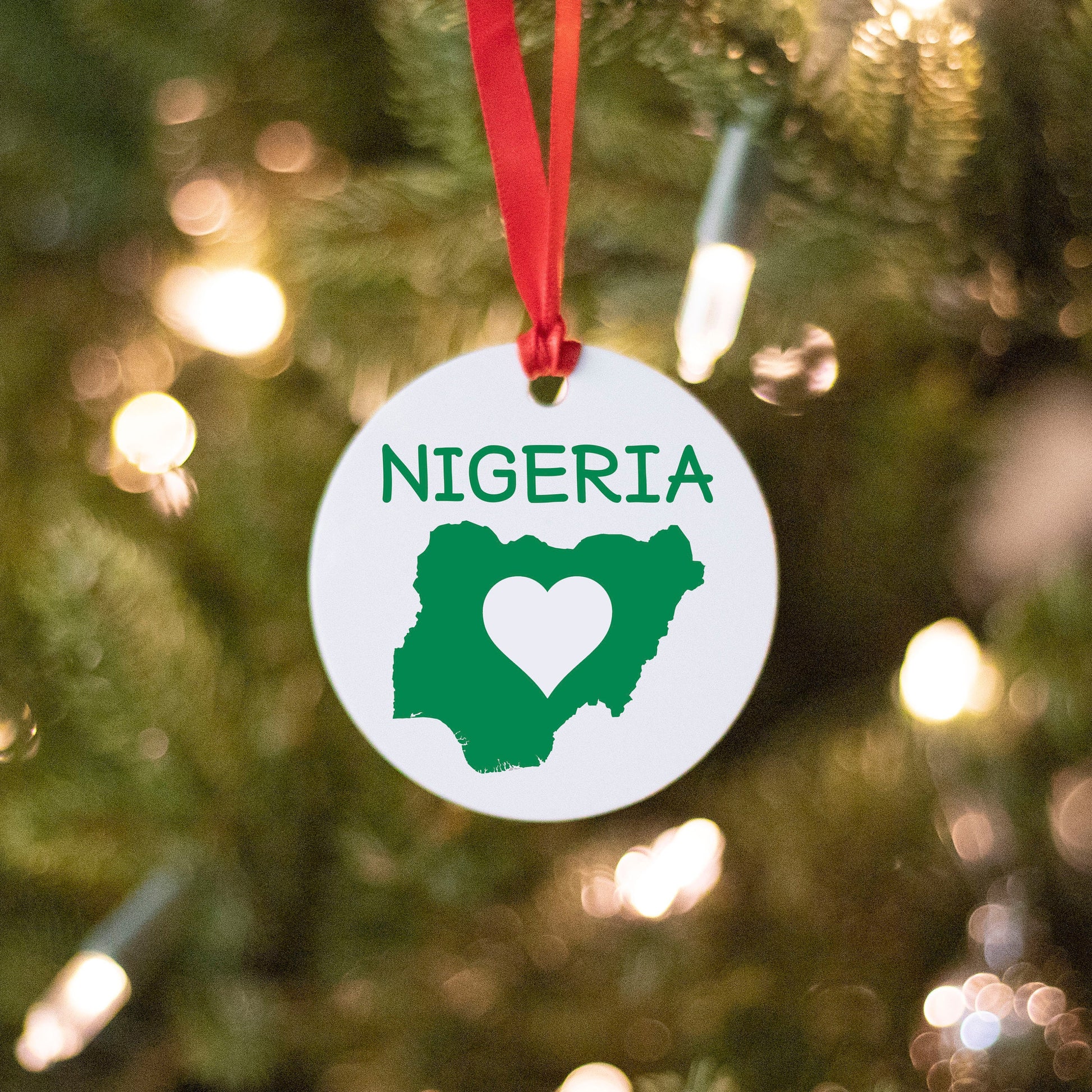 Nigeria Christmas Ornament