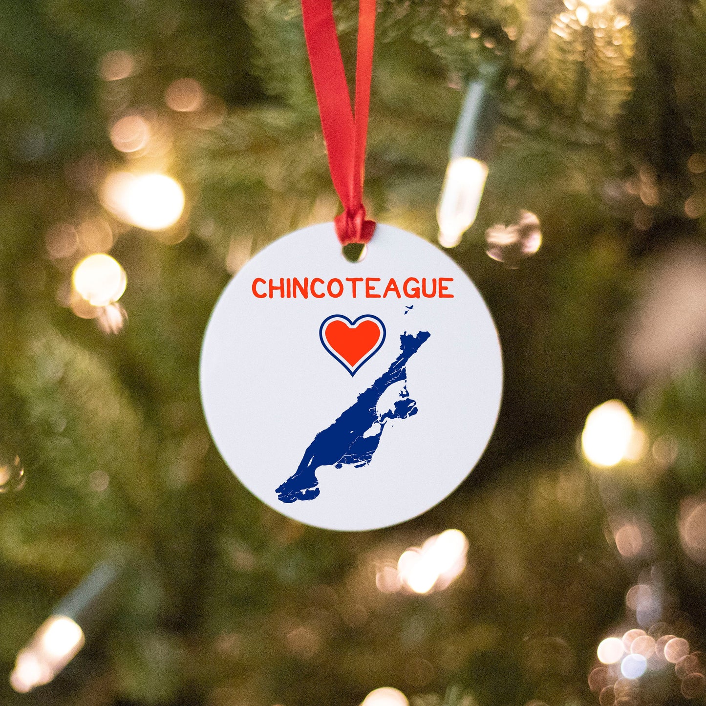 Chincoteague Island Christmas Ornament