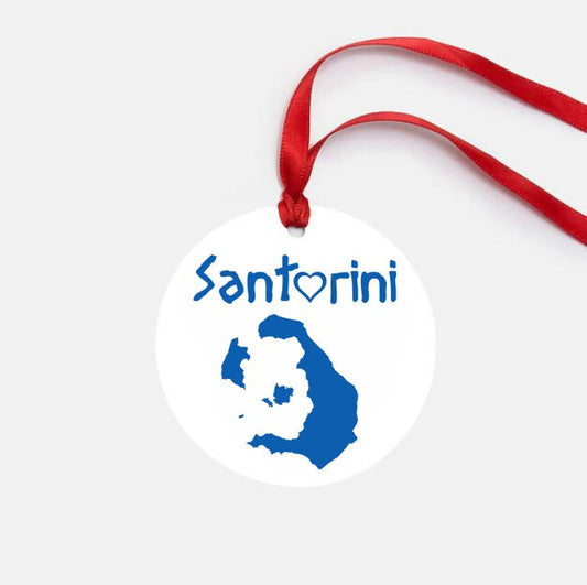 Santorini Ornament