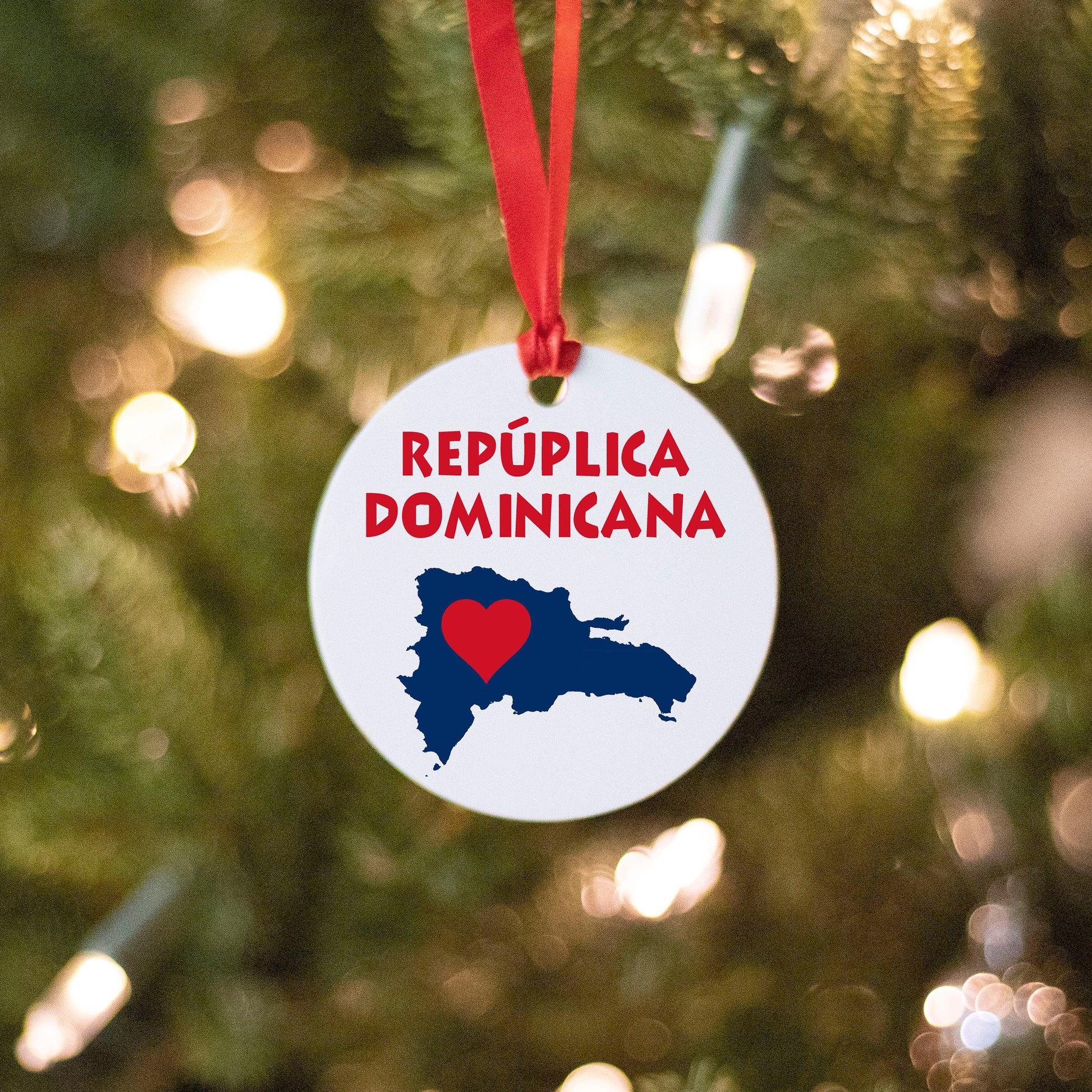 Dominican Republic Christmas Ornament