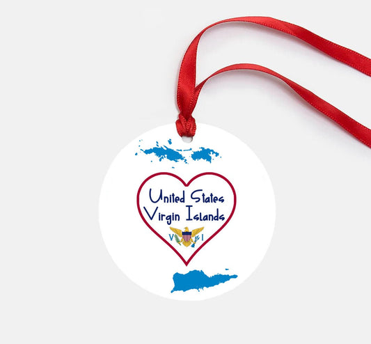 US Virgin Islands Ornament