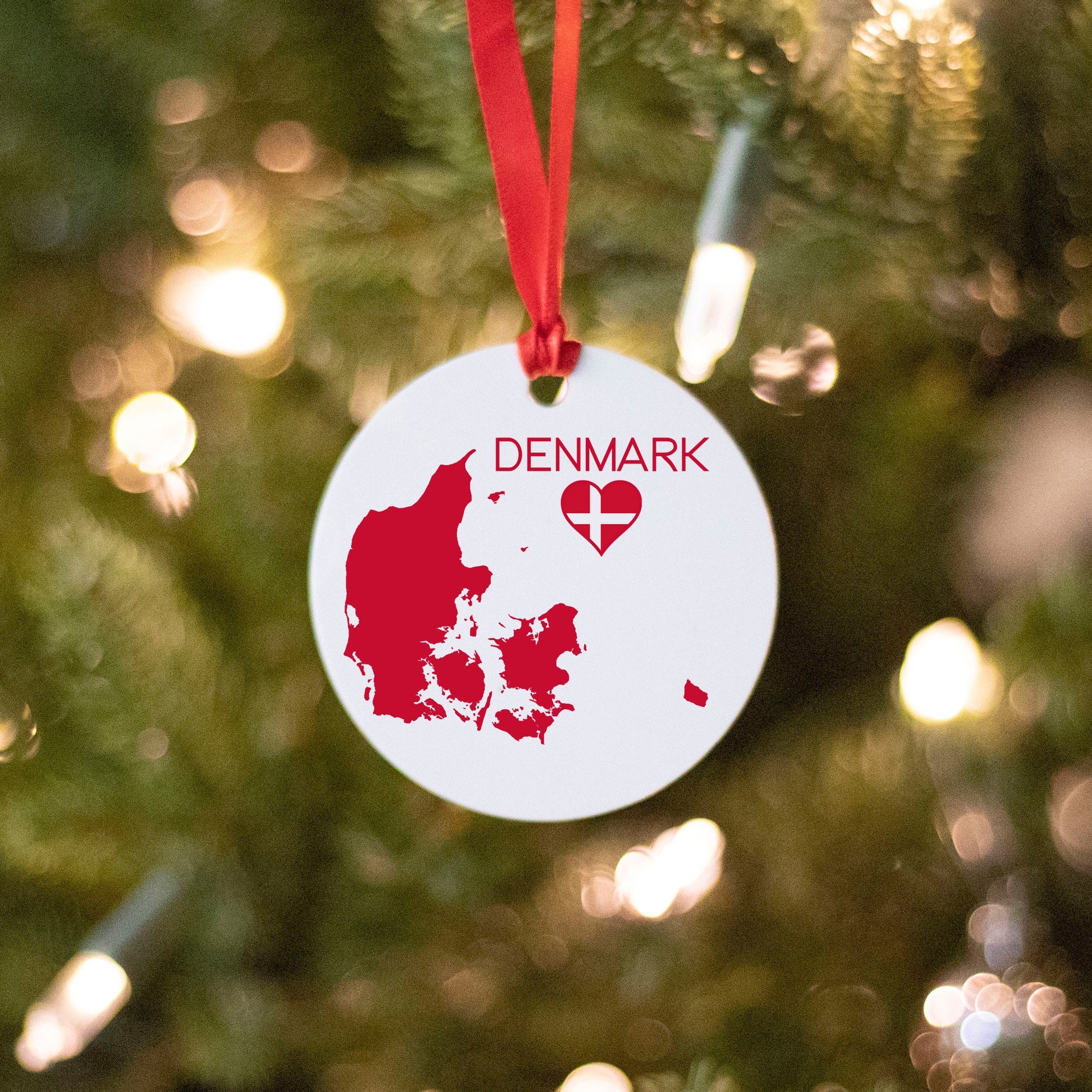 Denmark Christmas Ornament