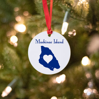 Mackinac Island Christmas Ornament