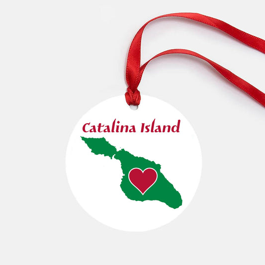 Santa Catalina Island Ornament