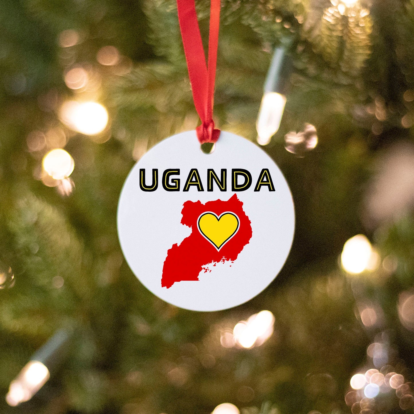 Uganda Christmas Ornament